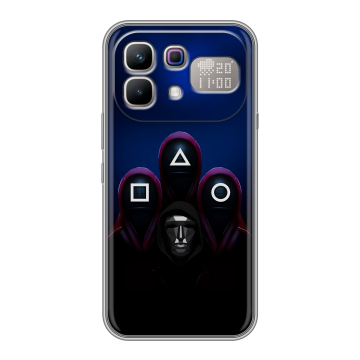 Силиконовый чехол на Infinix Note 60 Pro с принтом Игра Кальмара