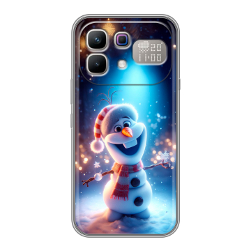 Силиконовый чехол на Infinix Note 60 Pro с принтом Новый год