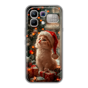 Силиконовый чехол на Infinix Note 60 Pro с принтом Новый год