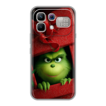 Силиконовый чехол на Infinix Note 60 Pro с принтом Новый год