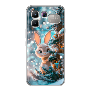 Силиконовый чехол на Infinix Note 60 Pro с принтом Новый год