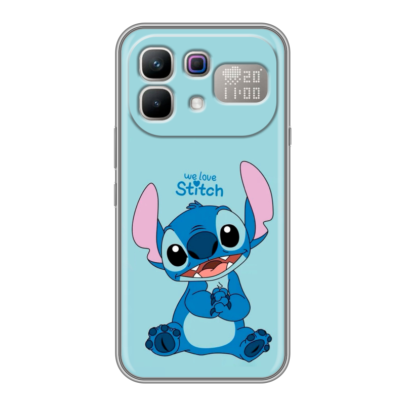 Силиконовый чехол на Infinix Note 60 Pro с принтом Лило и Стич Силиконовый чехол на Infinix Note 60 Pro с принтом Лило и Стич