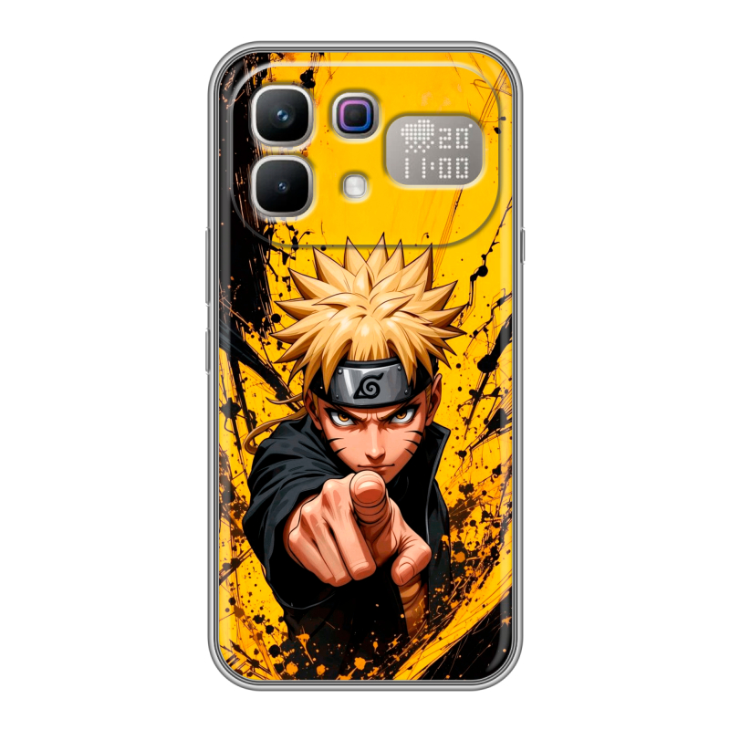Силиконовый чехол на Infinix Note 60 Pro с принтом Naruto Наруто Силиконовый чехол на Infinix Note 60 Pro с принтом Naruto Наруто