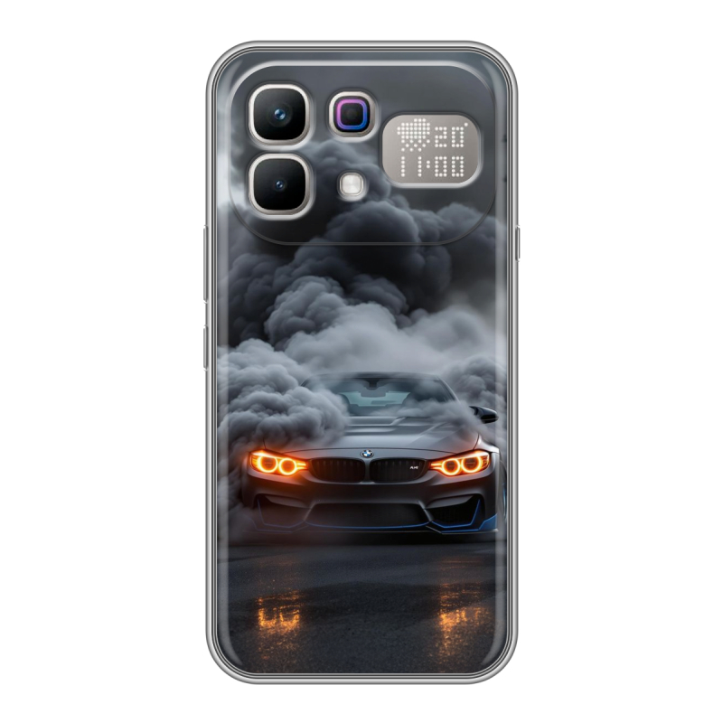 Силиконовый чехол на Infinix Note 60 Pro с принтом BMW БМВ Силиконовый чехол на Infinix Note 60 Pro с принтом BMW БМВ