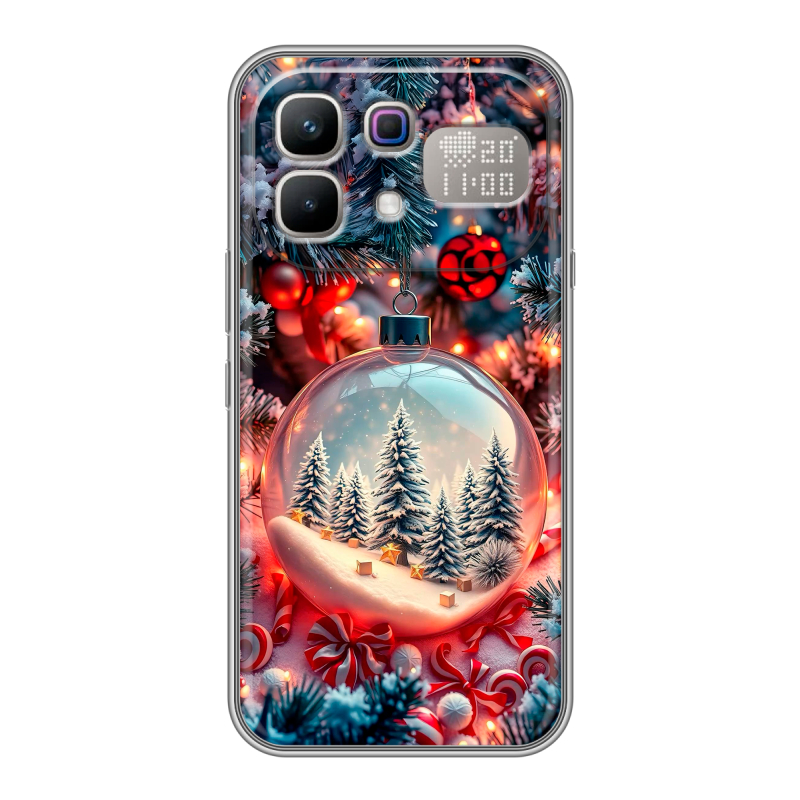 Силиконовый чехол на Infinix Note 60 Pro с принтом Новый год Силиконовый чехол на Infinix Note 60 Pro с принтом Новый год