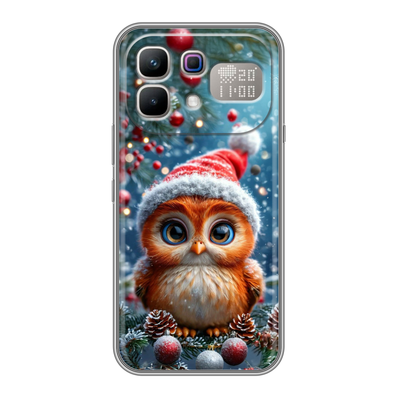 Силиконовый чехол на Infinix Note 60 Pro с принтом Новый год Силиконовый чехол на Infinix Note 60 Pro с принтом Новый год