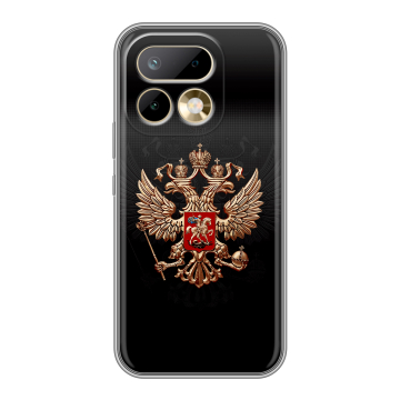 Силиконовый чехол на Realme 16 Pro с принтом Герб России Силиконовый чехол на Realme 16 Pro с принтом Герб России