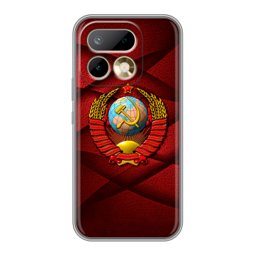 Силиконовый чехол на Realme 16 Pro с принтом Герб СССР Силиконовый чехол на Realme 16 Pro с принтом Герб СССР