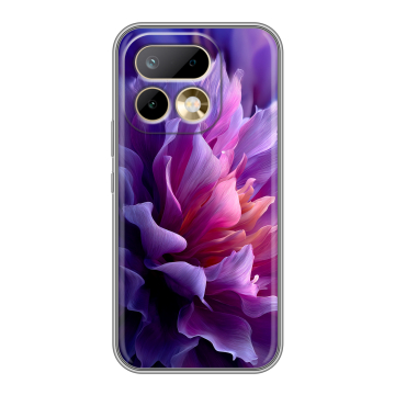 Силиконовый чехол на Realme 16 Pro с принтом женский цветы