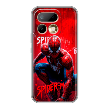 Силиконовый чехол на Realme 16 Pro с принтом Spiderman Человек паук Силиконовый чехол на Realme 16 Pro с принтом Spiderman Человек паук