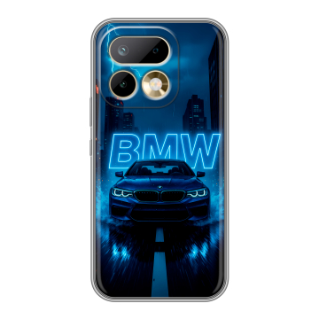 Силиконовый чехол на Realme 16 Pro с принтом BMW БМВ