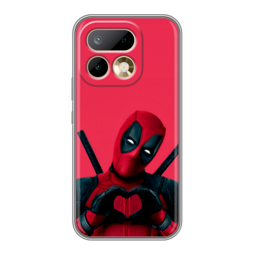 Силиконовый чехол на Realme 16 Pro с принтом Дедпул Deadpool Силиконовый чехол на Realme 16 Pro с принтом Дедпул Deadpool