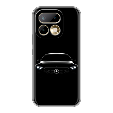 Силиконовый чехол на Realme 16 Pro с принтом Mercedes Мерседес