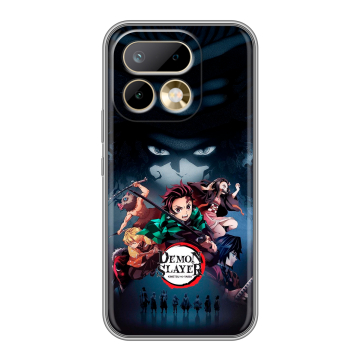 Силиконовый чехол на Realme 16 Pro с принтом Demon Slayer Клинок рассекающий демонов Силиконовый чехол на Realme 16 Pro с принтом Demon Slayer Клинок рассекающий демонов