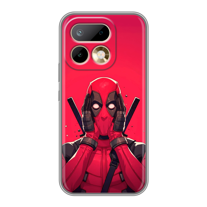 Силиконовый чехол на Realme 16 Pro с принтом Дедпул Deadpool Силиконовый чехол на Realme 16 Pro с принтом Дедпул Deadpool