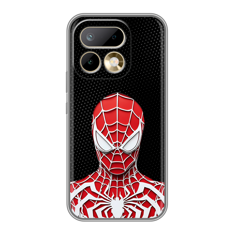 Силиконовый чехол на Realme 16 Pro с принтом человек паук spiderman Силиконовый чехол на Realme 16 Pro с принтом человек паук spiderman