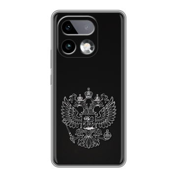 Силиконовый чехол на Realme 16 Pro Plus с принтом Герб России Силиконовый чехол на Realme 16 Pro Plus с принтом Герб России