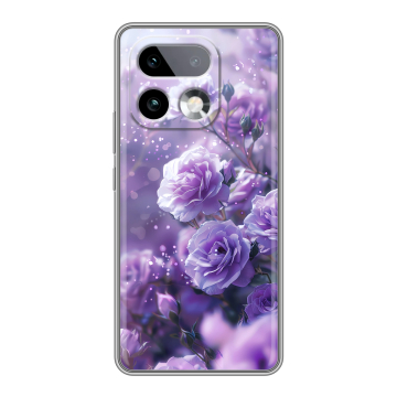 Силиконовый чехол на Realme 16 Pro Plus с принтом Розы цветы