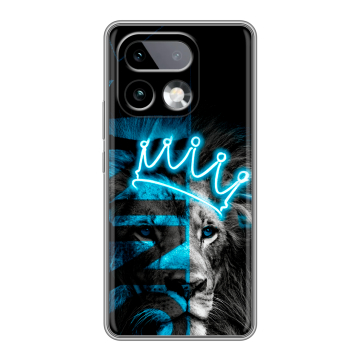 Силиконовый чехол на Realme 16 Pro Plus с принтом Король лев Силиконовый чехол на Realme 16 Pro Plus с принтом Король лев