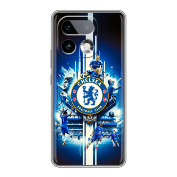 Силиконовый чехол на Realme 16 Pro Plus с принтом Chelsea Челси Силиконовый чехол на Realme 16 Pro Plus с принтом Chelsea Челси