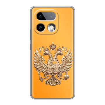 Силиконовый чехол на Realme 16 Pro Plus с принтом Герб Флаг России Силиконовый чехол на Realme 16 Pro Plus с принтом Герб Флаг России