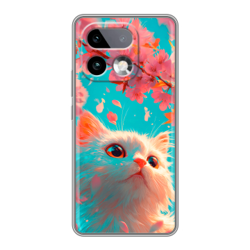 Силиконовый чехол на Realme 16 Pro Plus с принтом Красивый кот Силиконовый чехол на Realme 16 Pro Plus с принтом Красивый кот