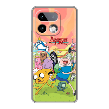 Силиконовый чехол на Realme 16 Pro Plus с принтом Adventure time Время приключений Силиконовый чехол на Realme 16 Pro Plus с принтом Adventure time Время приключений