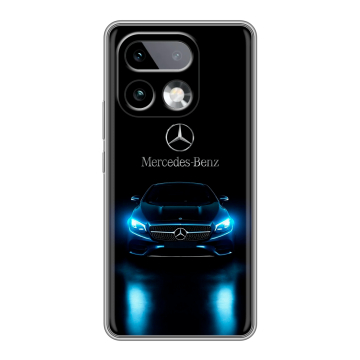 Силиконовый чехол на Realme 16 Pro Plus с принтом Mercedes Мерседес Силиконовый чехол на Realme 16 Pro Plus с принтом Mercedes Мерседес