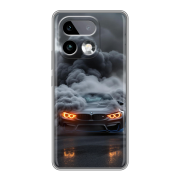 Силиконовый чехол на Realme 16 Pro Plus с принтом BMW БМВ