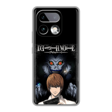 Силиконовый чехол на Realme 16 Pro Plus с принтом Death note Тетрадь смерти Силиконовый чехол на Realme 16 Pro Plus с принтом Death note Тетрадь смерти