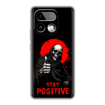 Силиконовый чехол на Realme 16 Pro Plus с принтом смешной скелет Силиконовый чехол на Realme 16 Pro Plus с принтом смешной скелет