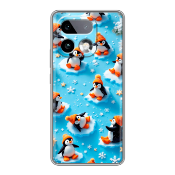 Силиконовый чехол на Realme 16 Pro Plus с принтом Новый год Силиконовый чехол на Realme 16 Pro Plus с принтом Новый год
