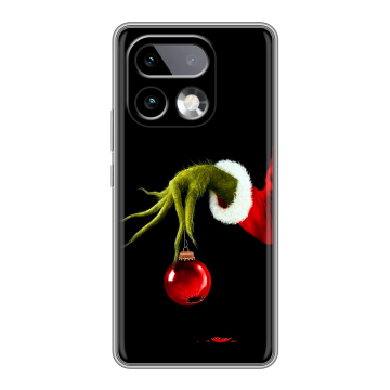 Силиконовый чехол на Realme 16 Pro Plus с принтом Новый год Гринч Силиконовый чехол на Realme 16 Pro Plus с принтом Новый год Гринч