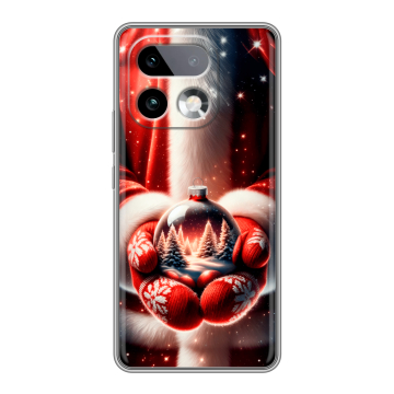 Силиконовый чехол на Realme 16 Pro Plus с принтом Новый год Силиконовый чехол на Realme 16 Pro Plus с принтом Новый год