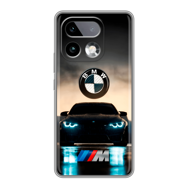 Силиконовый чехол на Realme 16 Pro Plus с принтом БМВ BMW Силиконовый чехол на Realme 16 Pro Plus с принтом БМВ BMW