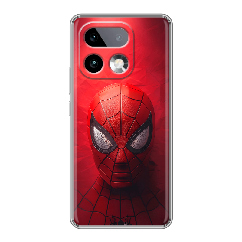 Силиконовый чехол на Realme 16 Pro Plus с принтом Spiderman Человек паук Силиконовый чехол на Realme 16 Pro Plus с принтом Spiderman Человек паук