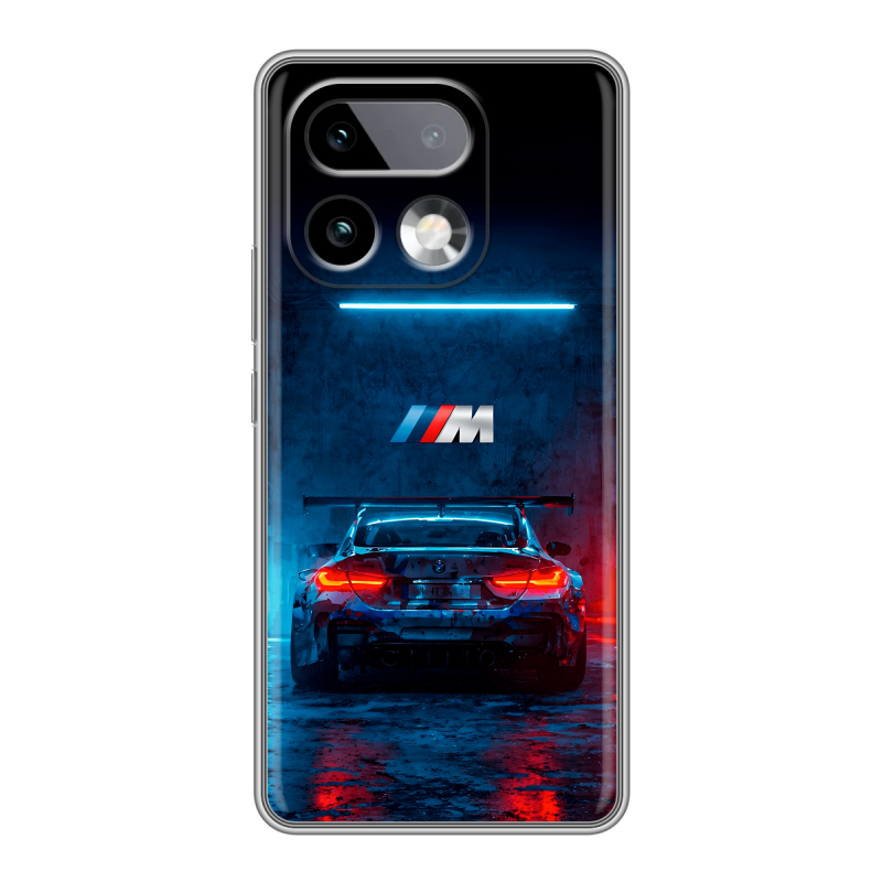 Силиконовый чехол на Realme 16 Pro Plus с принтом BMW БМВ Силиконовый чехол на Realme 16 Pro Plus с принтом BMW БМВ