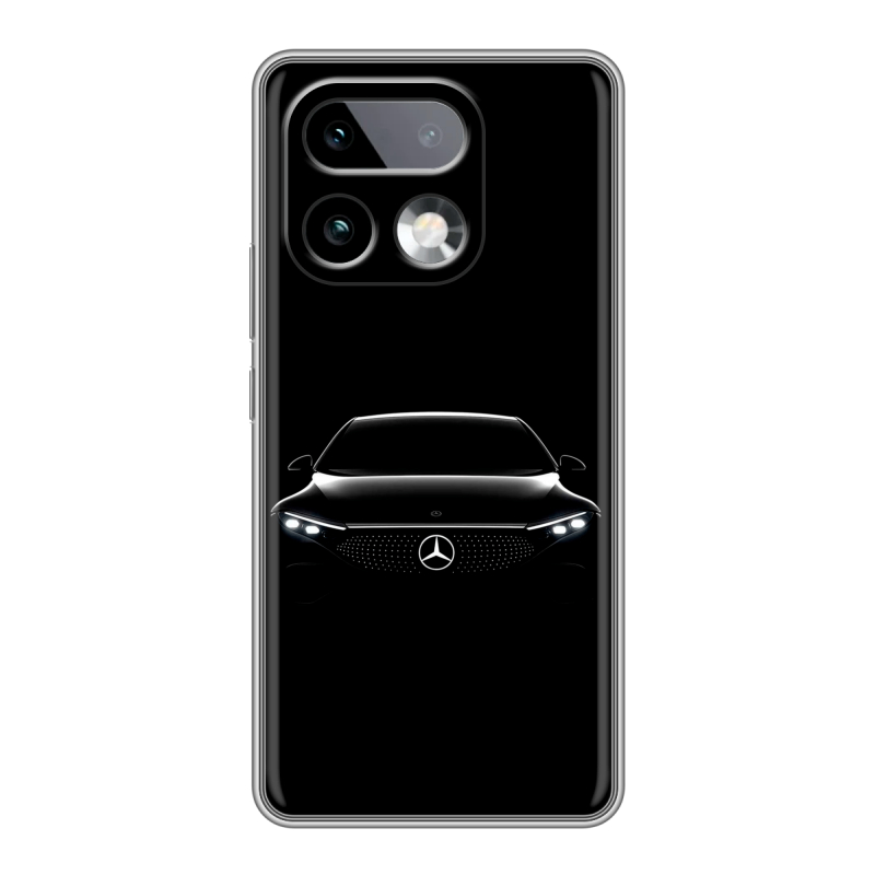 Силиконовый чехол на Realme 16 Pro Plus с принтом Mercedes Мерседес Силиконовый чехол на Realme 16 Pro Plus с принтом Mercedes Мерседес