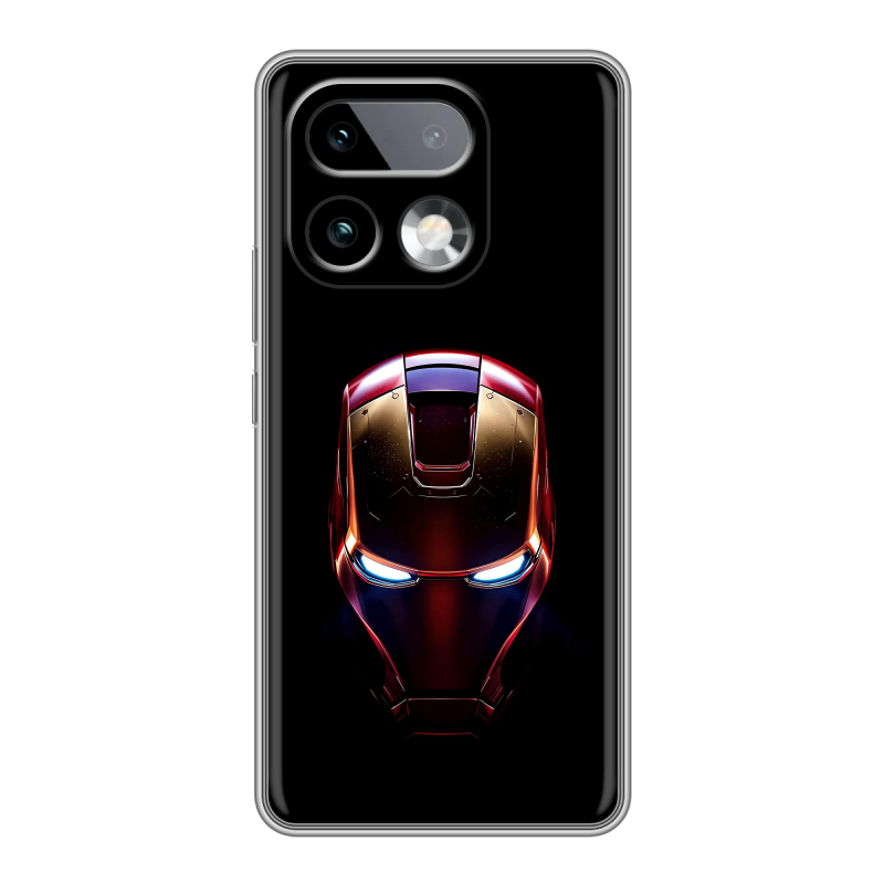 Силиконовый чехол на Realme 16 Pro Plus с принтом IronMan Железный человек Силиконовый чехол на Realme 16 Pro Plus с принтом IronMan Железный человек