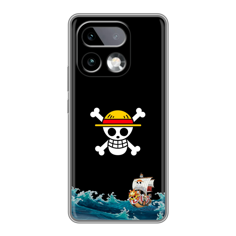 Силиконовый чехол на Realme 16 Pro Plus с принтом One Piece Ван Пис Силиконовый чехол на Realme 16 Pro Plus с принтом One Piece Ван Пис