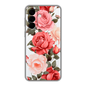 Силиконовый чехол на Samsung Galaxy A37 с принтом Розы Силиконовый чехол на Samsung Galaxy A37 с принтом Розы