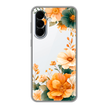 Силиконовый чехол на Samsung Galaxy A37 с принтом Цветы принт