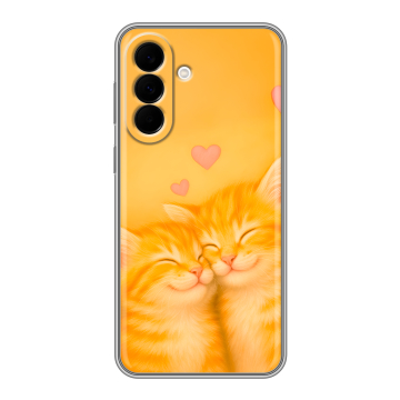 Силиконовый чехол на Samsung Galaxy A37 с принтом Милые котята