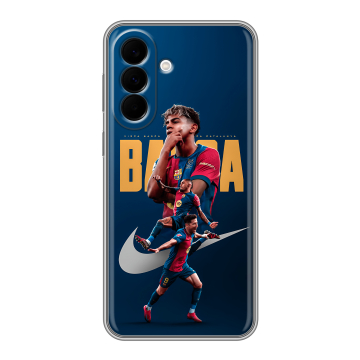 Силиконовый чехол на Samsung Galaxy A37 с принтом Барселона Barca Yamal Силиконовый чехол на Samsung Galaxy A37 с принтом Барселона Barca Yamal