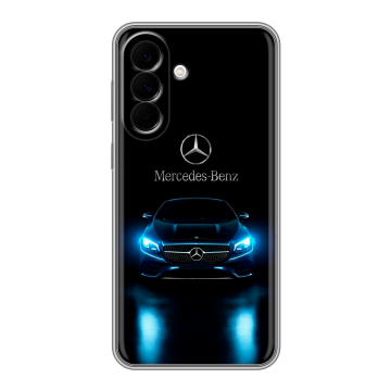 Силиконовый чехол на Samsung Galaxy A37 с принтом Mercedes Мерседес