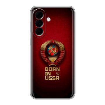 Силиконовый чехол на Samsung Galaxy A37 с принтом Флаг Герб СССР Силиконовый чехол на Samsung Galaxy A37 с принтом Флаг Герб СССР