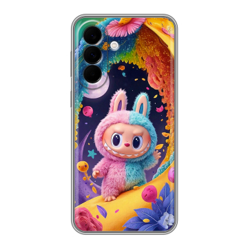 Силиконовый чехол на Samsung Galaxy A37 с принтом Labubu Лабубу Силиконовый чехол на Samsung Galaxy A37 с принтом Labubu Лабубу