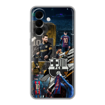 Силиконовый чехол на Samsung Galaxy A37 с принтом Messi Barcelona Силиконовый чехол на Samsung Galaxy A37 с принтом Messi Barcelona