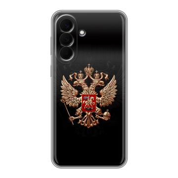 Силиконовый чехол на Samsung Galaxy A57 с принтом Герб России Силиконовый чехол на Samsung Galaxy A57 с принтом Герб России