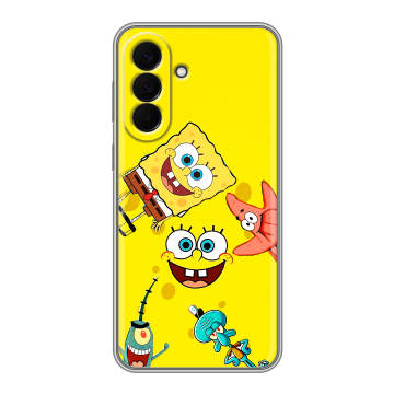 Силиконовый чехол на Samsung Galaxy A57 с принтом Спанч боб Спанчбоб Силиконовый чехол на Samsung Galaxy A57 с принтом Спанч боб Спанчбоб
